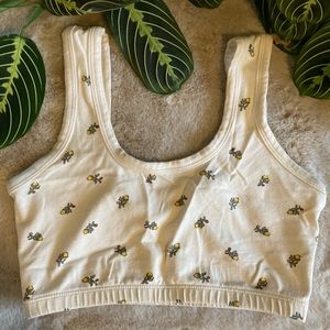 ARQ Calico Full Coverage Wide Strap Bra